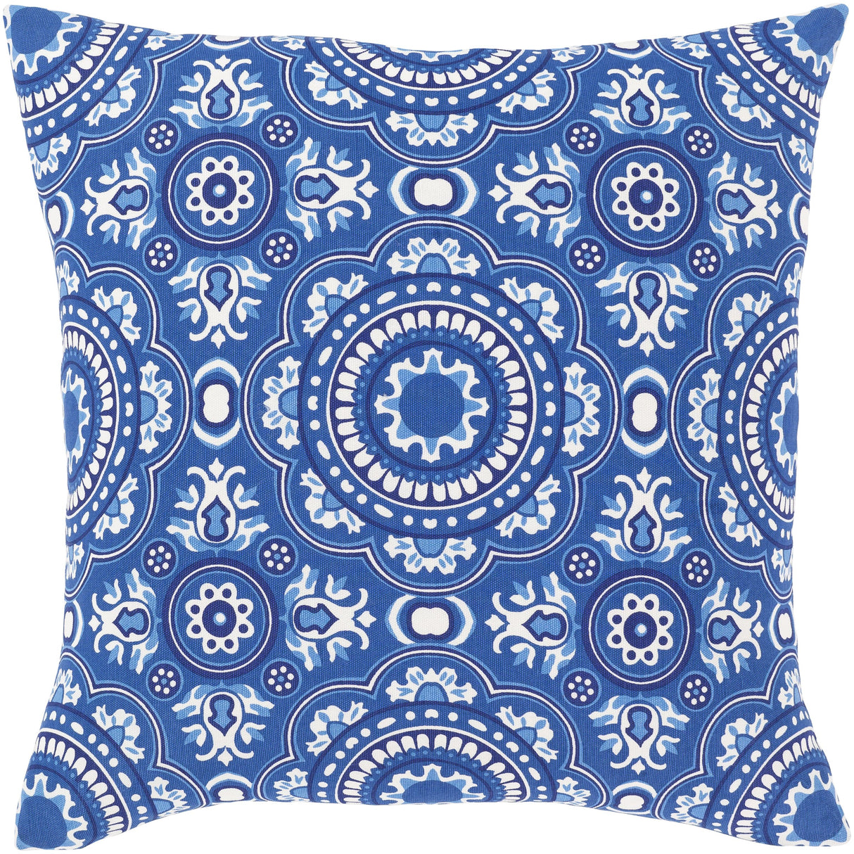 Surya Global Blues GLB-002 18"H x 18"W Pillow Cover