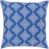 Surya Global Blues GLB-004 18"H x 18"W Pillow Cover