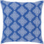 Surya Global Blues GLB-004 18"H x 18"W Pillow Cover