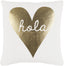 Surya Glyph GLYP-7115 18"H x 18"W Pillow Cover