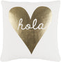 Surya Glyph GLYP-7115 18"H x 18"W Pillow Cover