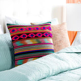 Surya Haruki HAU-001 Black Burnt Orange 20"H x 20"W Pillow Cover