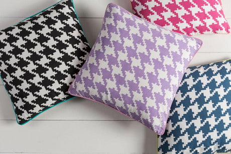 Surya Houndstooth SY-036 20"L x 20"W Pillow