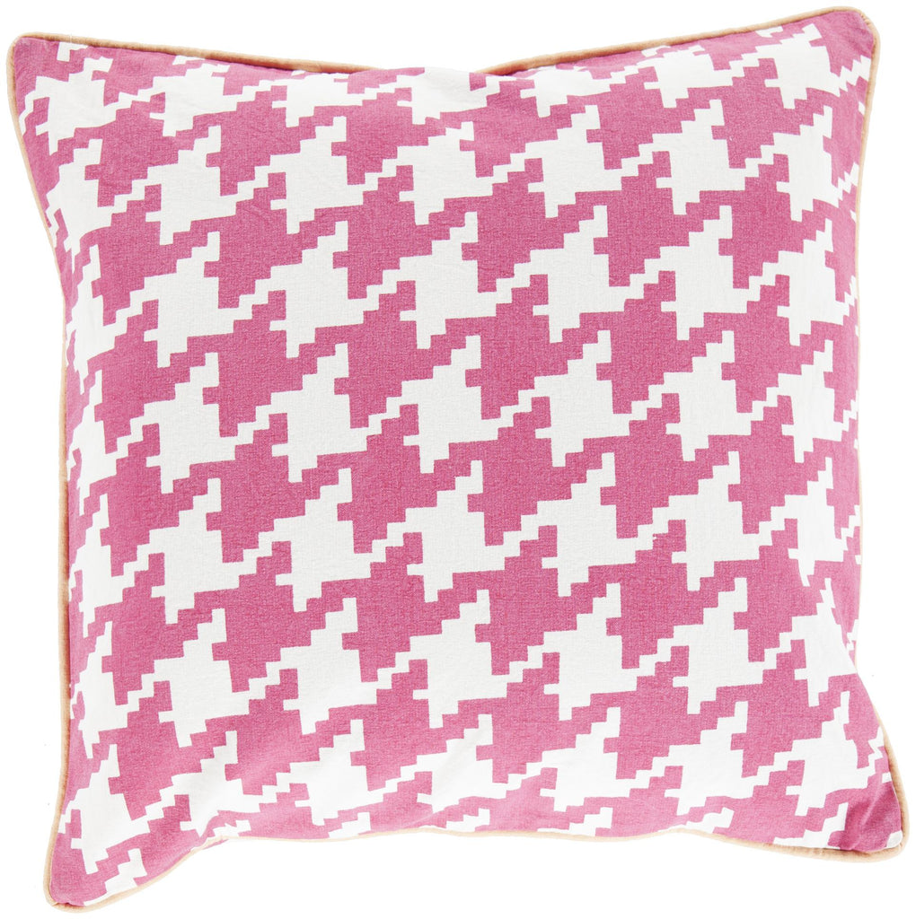 Surya Houndstooth SY-037 22"L x 22"W Accent Pillow