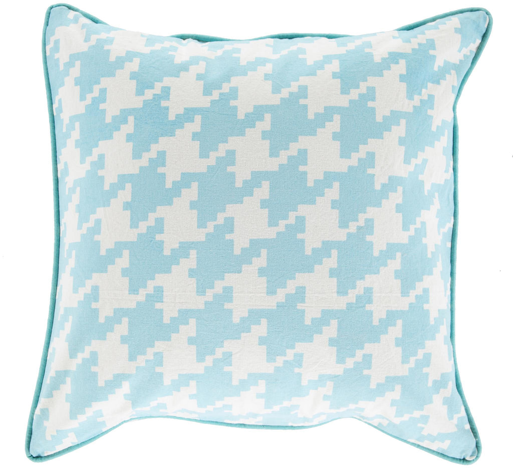 Surya Houndstooth SY-038 18"L x 18"W Accent Pillow