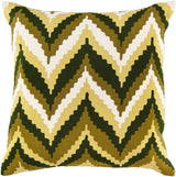 Surya Ikat Chevron AR-052 18"H x 18"W Pillow Cover