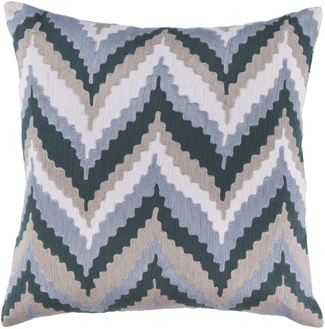 Surya Ikat Chevron AR-053 18"H x 18"W Pillow Kit