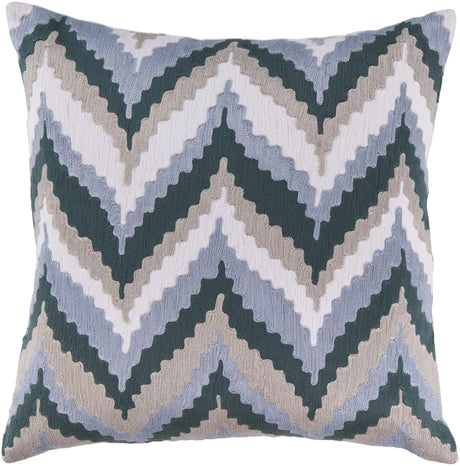 Surya Ikat Chevron AR-053 22"H x 22"W Pillow Cover
