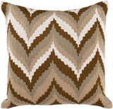 Surya Ikat Chevron AR-058 18"H x 18"W Pillow Kit