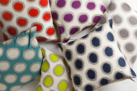 Surya Ikat Dots AR-092 22"H x 22"W Pillow Kit