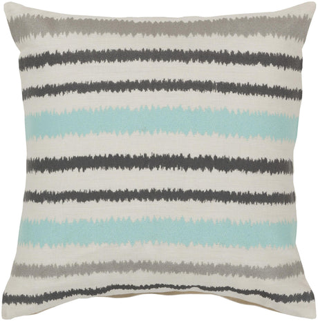 Surya Ikat Stripe AR-100 18"H x 18"W Pillow Cover
