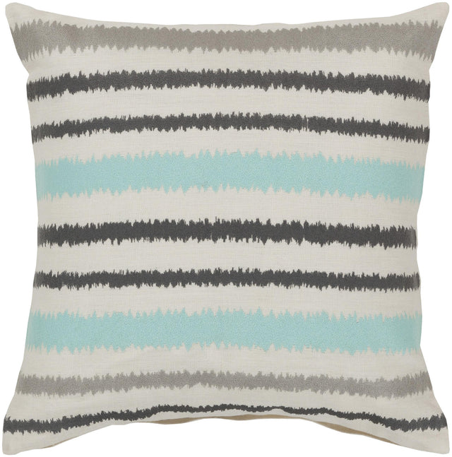 Surya Ikat Stripe AR-100 18"H x 18"W Pillow Kit