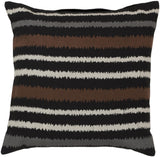 Surya Ikat Stripe AR-101 20"H x 20"W Pillow Kit