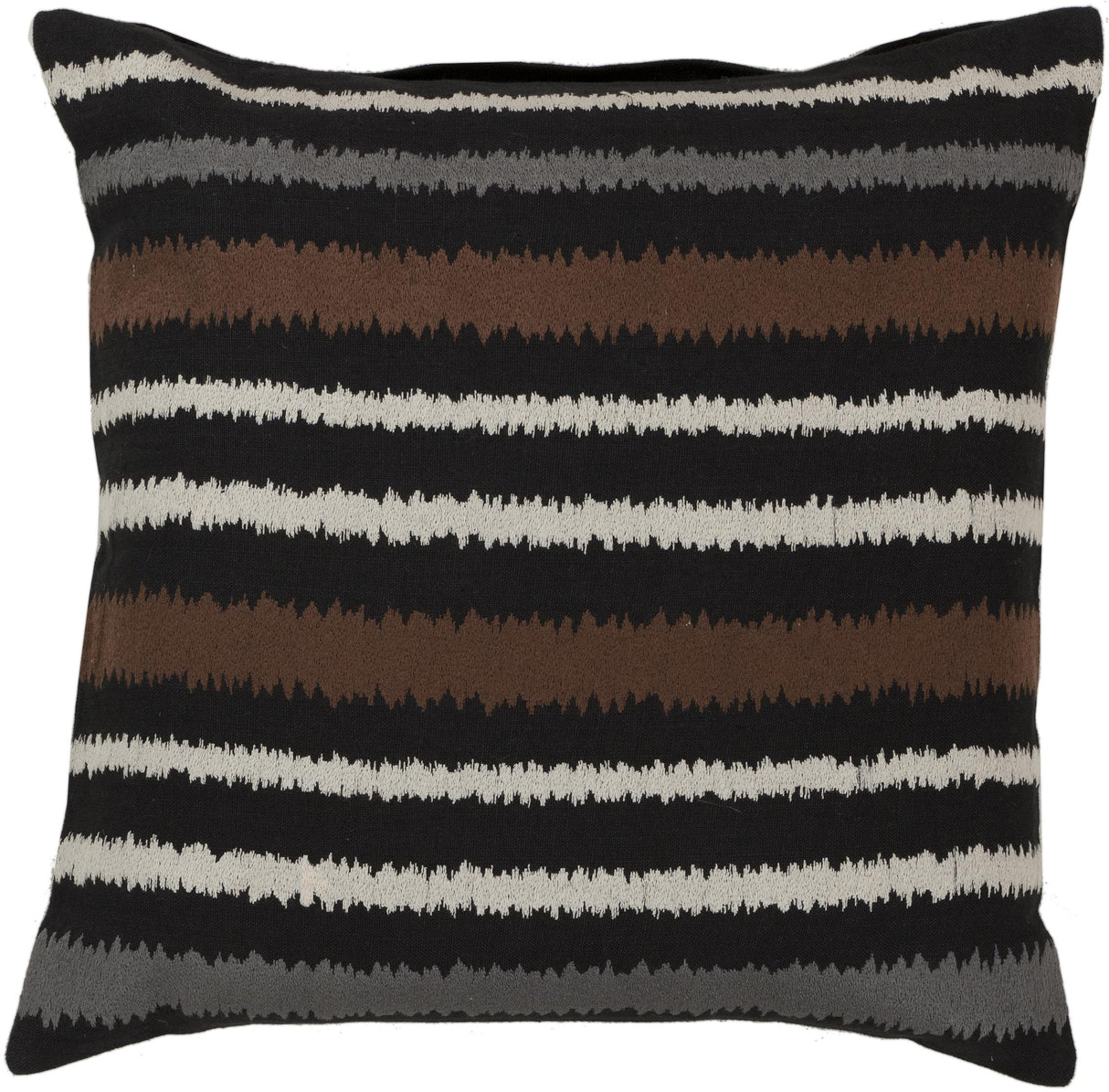 Surya Ikat Stripe AR-101 22"H x 22"W Pillow Cover