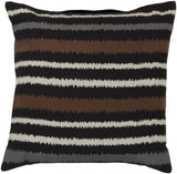 Surya Ikat Stripe AR-101 22"H x 22"W Pillow Cover