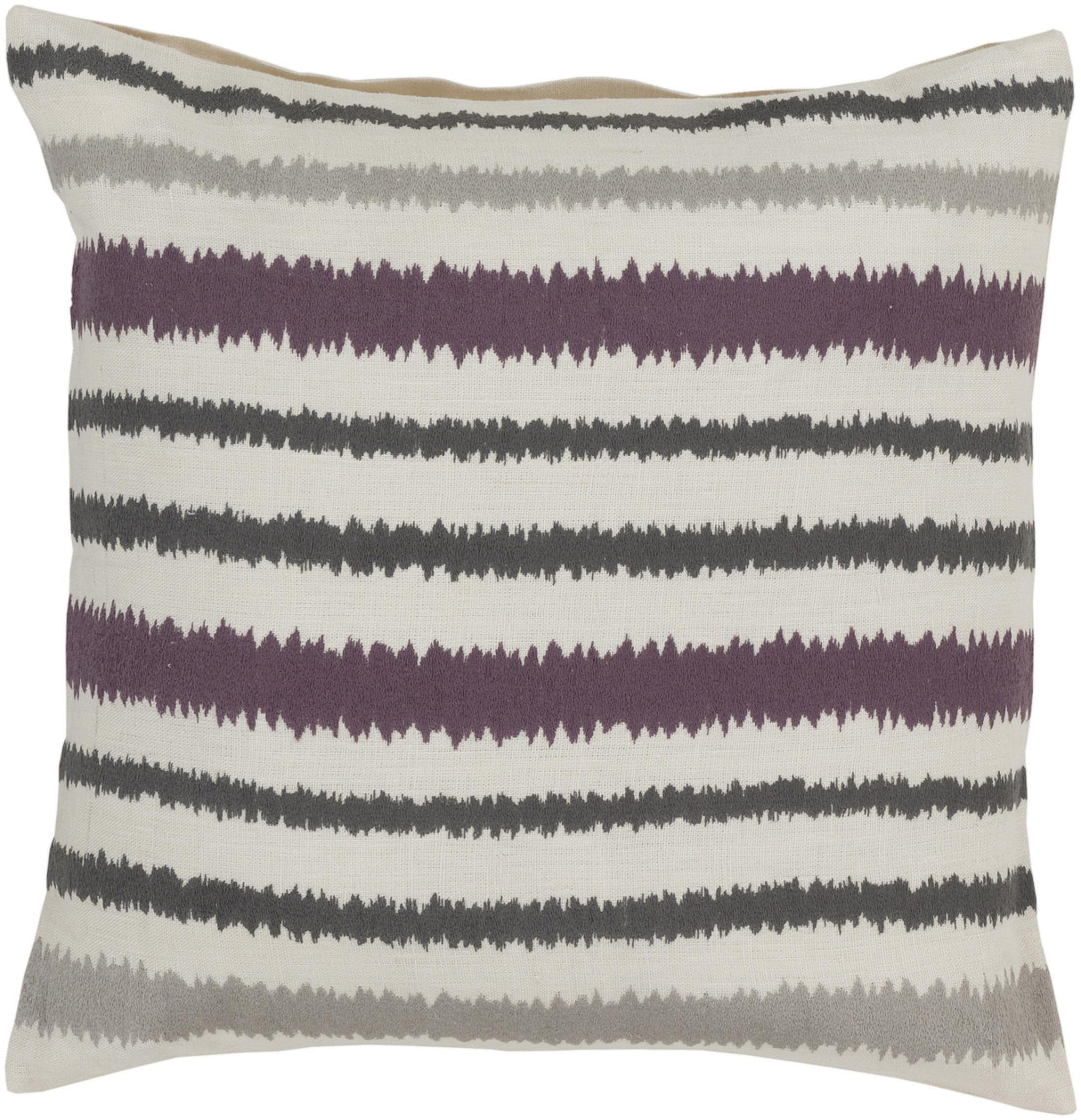 Surya Ikat Stripe AR-105 18"H x 18"W Pillow Cover