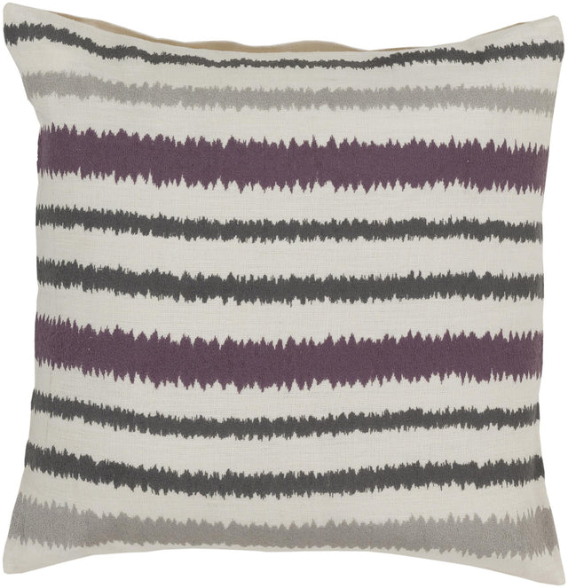 Surya Ikat Stripe AR-105 22"H x 22"W Pillow Kit
