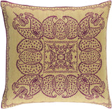 Surya Indira IR-002 20"H x 20"W Pillow Cover