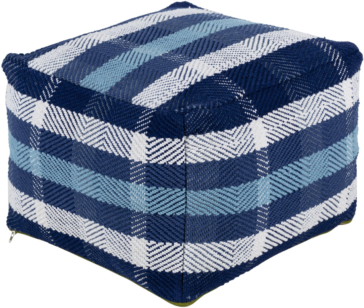 Surya Jacobean JBPF-001 14"H x 20"W x 20"D Pouf