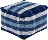 Surya Jacobean JBPF-001 14"H x 20"W x 20"D Pouf