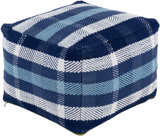 Surya Jacobean JBPF-001 14"H x 20"W x 20"D Pouf