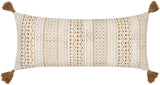 Surya Janya JNY-003 14"L x 32"W Lumbar Pillow