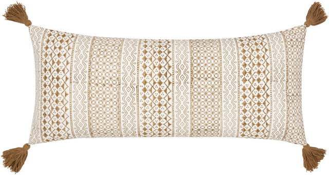 Surya Janya JNY-003 14"L x 32"W Lumbar Pillow