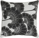 Surya Japanese Floral JA-002 18"H x 18"W Pillow Kit