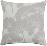 Surya Japanese Floral JA-003 20"H x 20"W Pillow Cover