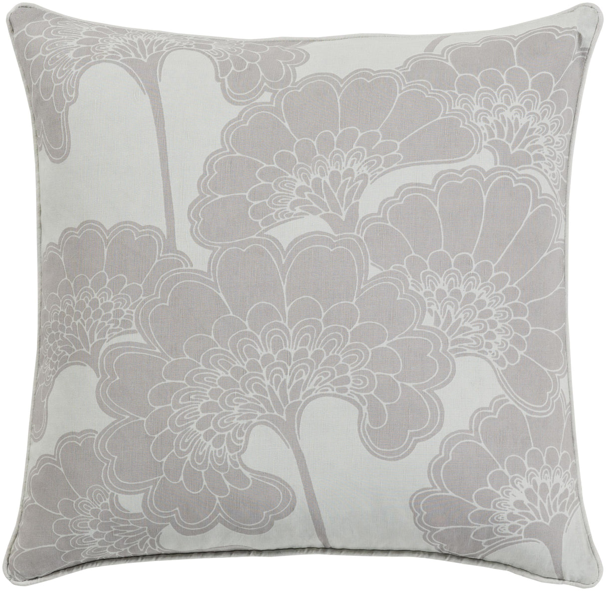 Surya Japanese Floral JA-003 22"H x 22"W Pillow Cover