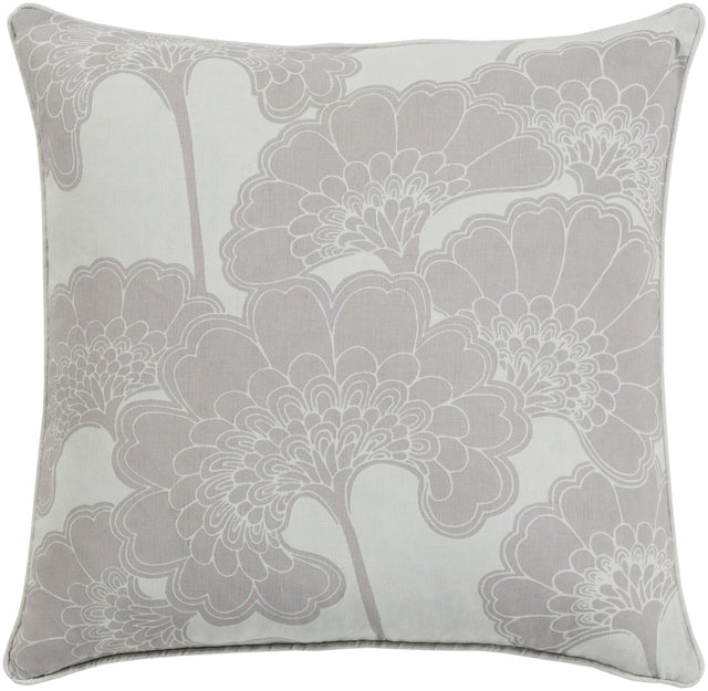 Surya Japanese Floral JA-003 22"H x 22"W Pillow Cover