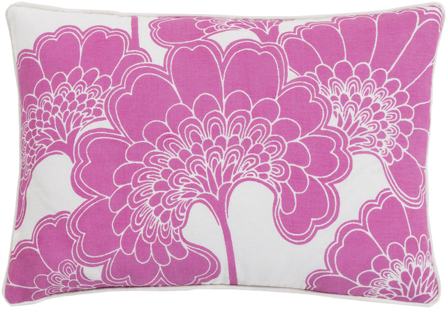 Surya Japanese Floral JA-004 22"H x 22"W Pillow Cover