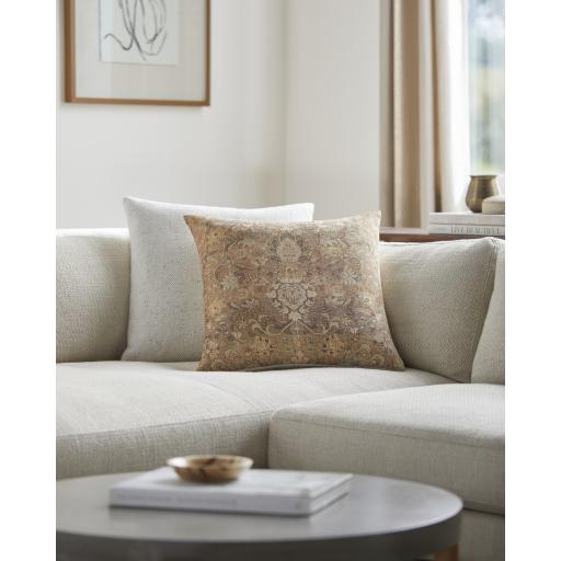 Surya Jaya JYA-001 Beige Brown 22"H x 22"W Pillow Cover