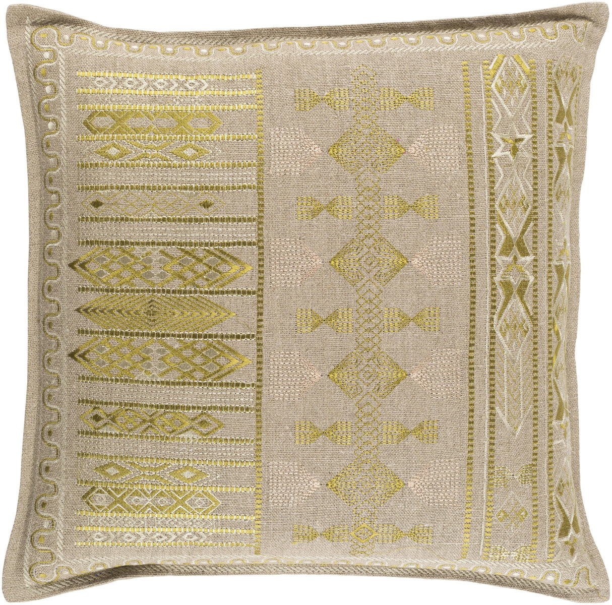 Surya Jizera JIZ-002 22"H x 22"W Pillow Kit