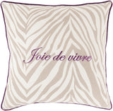 Surya Joie de Vivre JDV-002 22"H x 22"W Pillow Cover