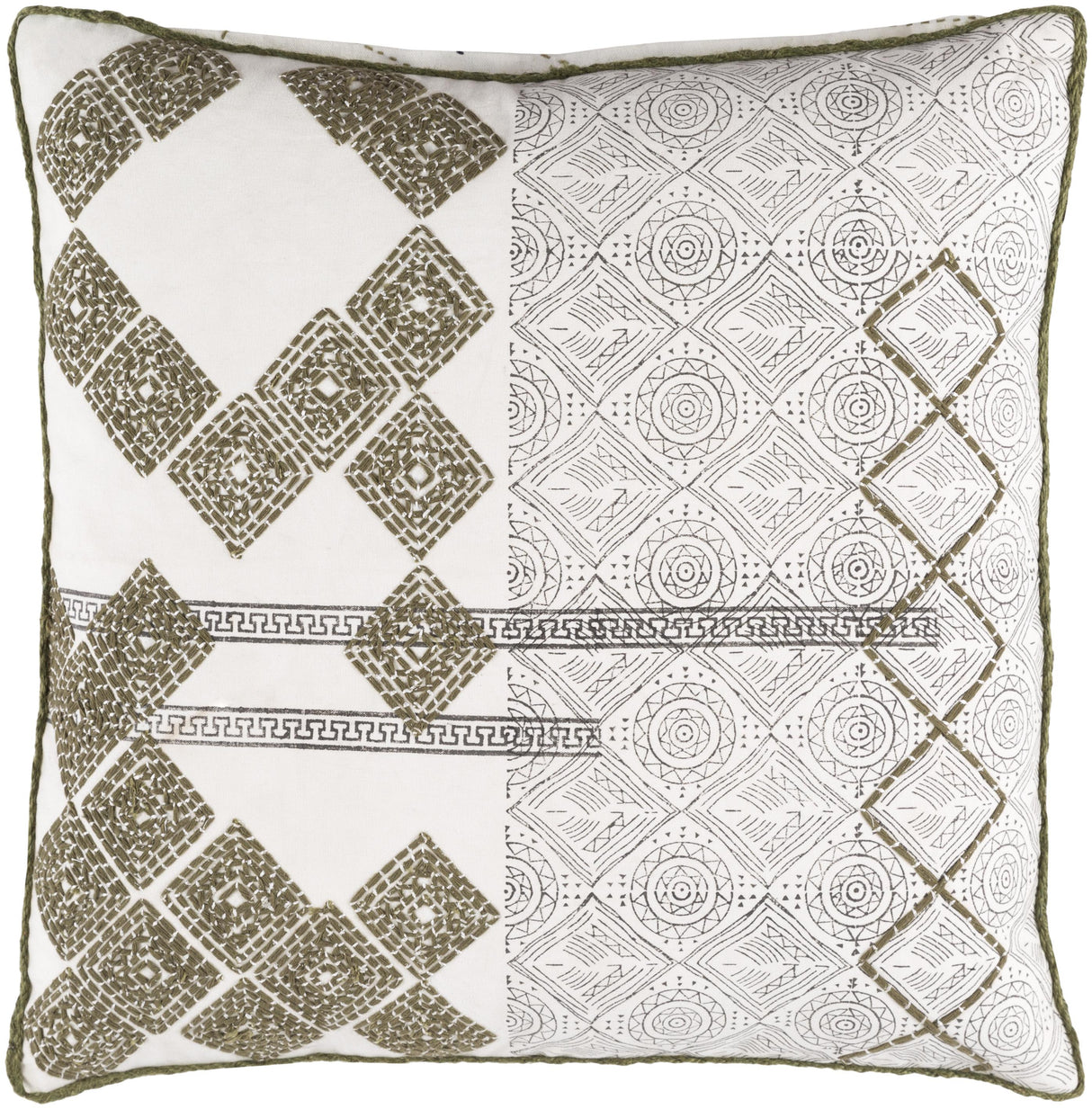 Surya Jubba JBA-001 22"H x 22"W Pillow Kit