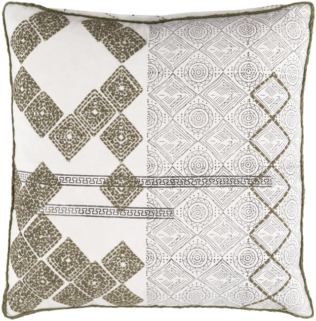 Surya Jubba JBA-001 22"H x 22"W Pillow Kit