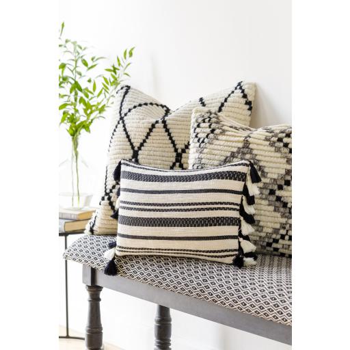 Surya Justine JTI-004 14"H x 32"W Pillow Cover