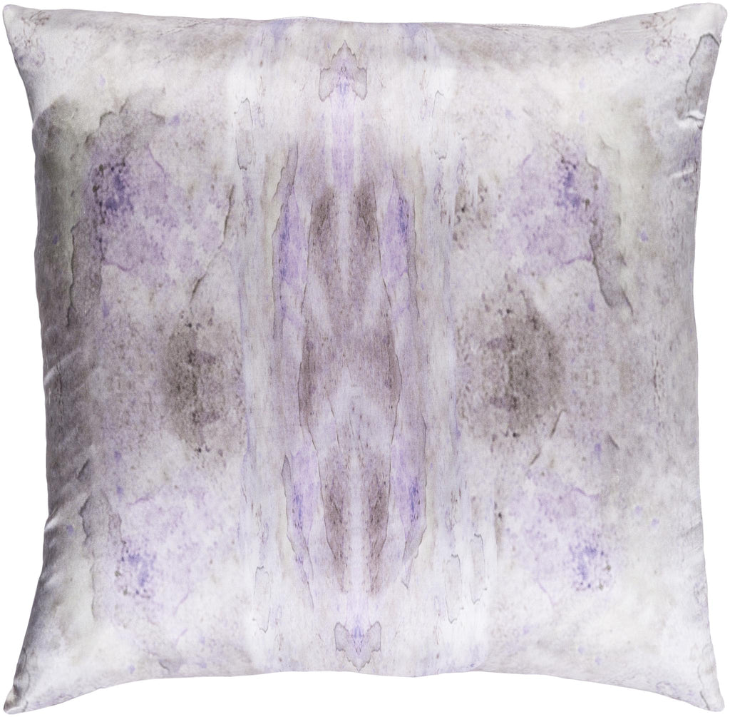 Surya Kalos KLS-001 Gray Lavender 22"H x 22"W Pillow Cover