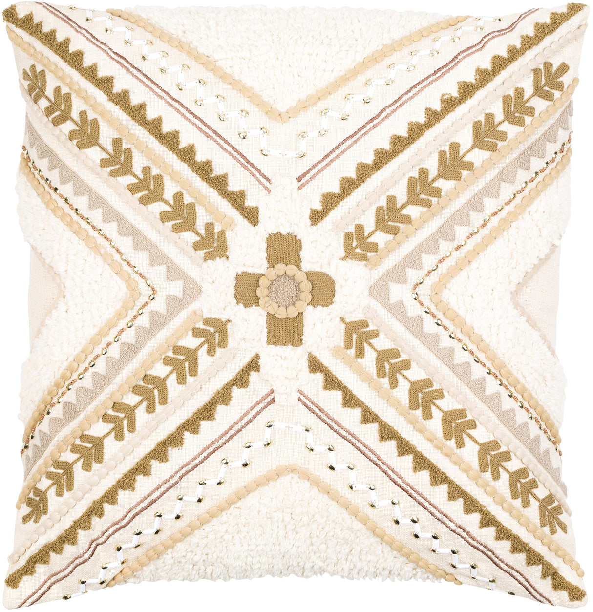 Surya Kenitra KTR-001 18"H x 18"W Pillow Kit