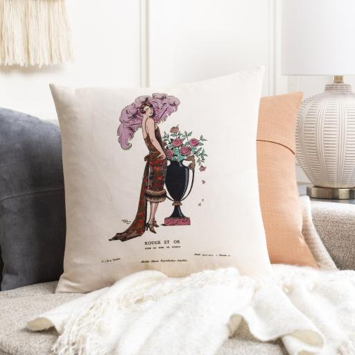 Surya La Guirlande LGL-001 18"H x 18"W Pillow Cover
