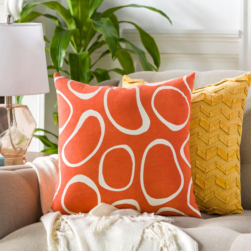 Surya Lachen LHN-022 18"L x 18"W Pillow Cover