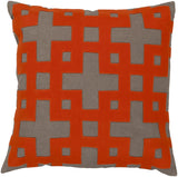 Surya Layered Blocks AR-081 20"H x 20"W Pillow Kit