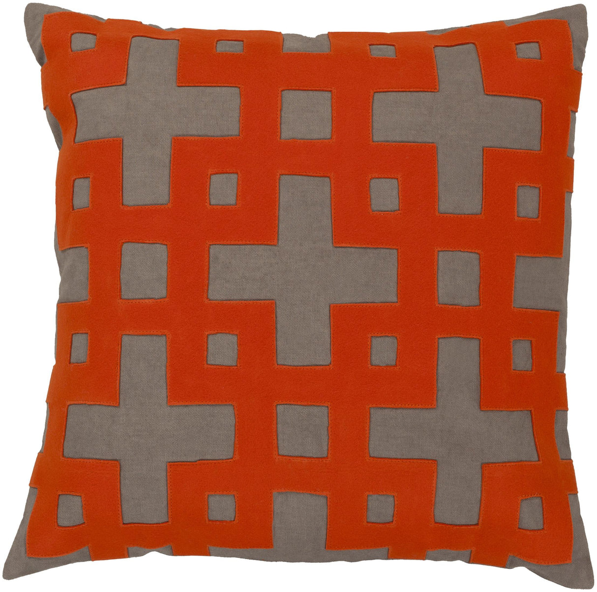 Surya Layered Blocks AR-081 22"H x 22"W Pillow Cover
