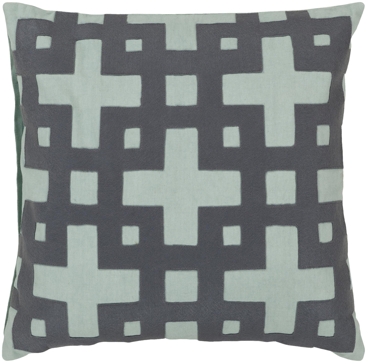 Surya Layered Blocks AR-085 18"H x 18"W Pillow Cover
