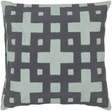 Surya Layered Blocks AR-085 20"H x 20"W Pillow Cover