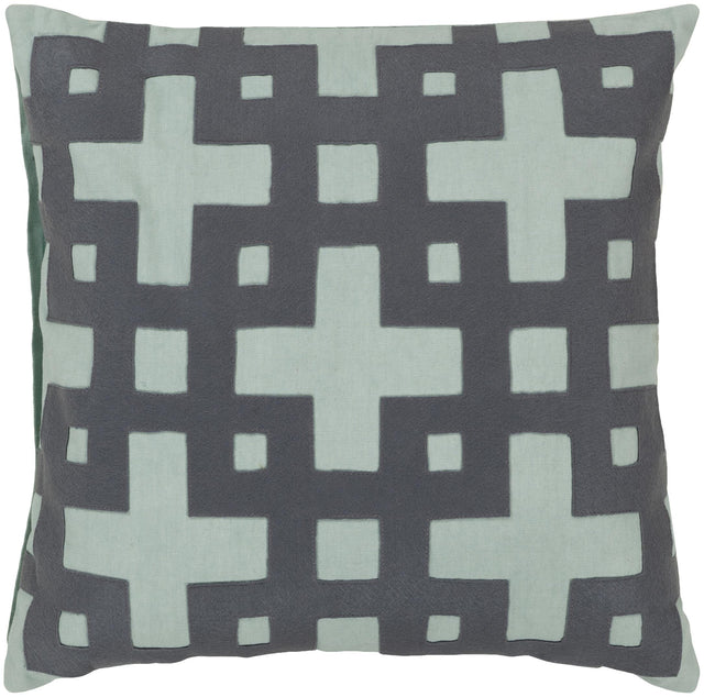 Surya Layered Blocks AR-085 20"H x 20"W Pillow Kit