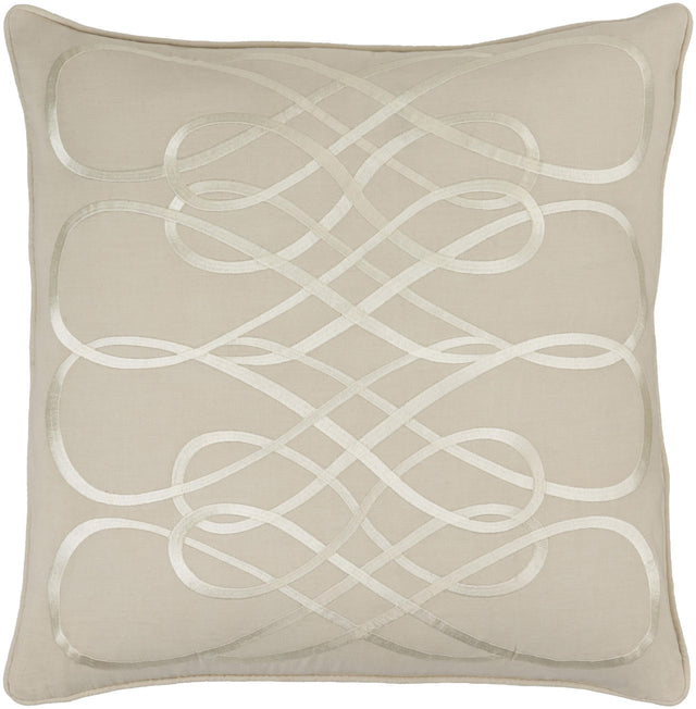 Surya Leah LAH-004 22"H x 22"W Pillow Kit