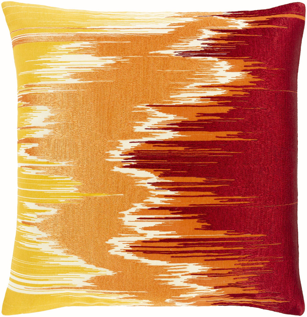 Surya Lexi LXI-003 Burnt Orange Ivory 18"H x 18"W Pillow Cover