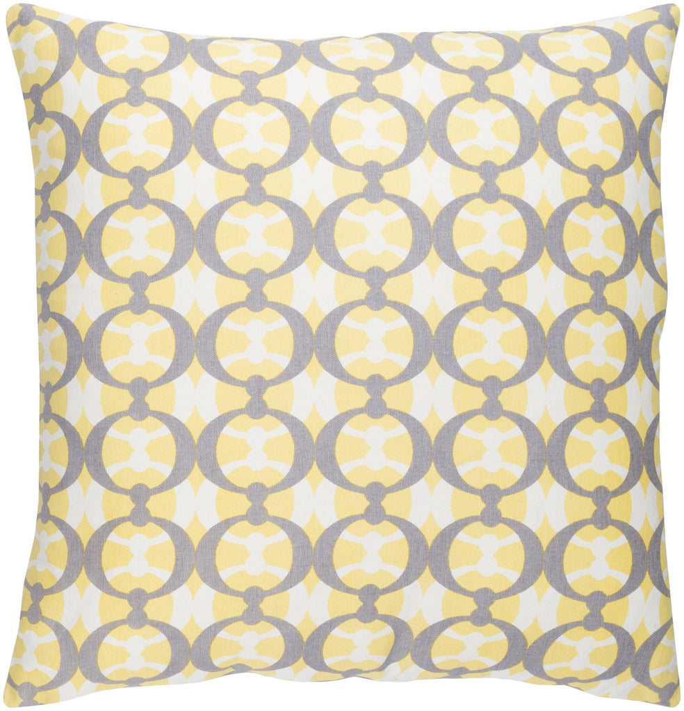 Surya Lina INA-017 18"L x 18"W Accent Pillow